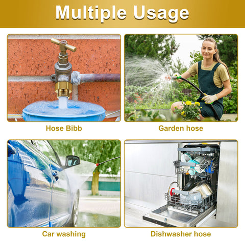 Dreyoo vacuum hose bib connection suited for reliable outdoor water setup.