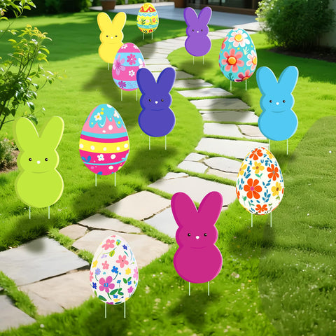 Drezimo waterproof sunproof easter decor withstands rain and sun outdoors