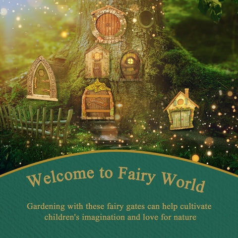 Drhomeam fairy door on wall provides a magical garden focal point