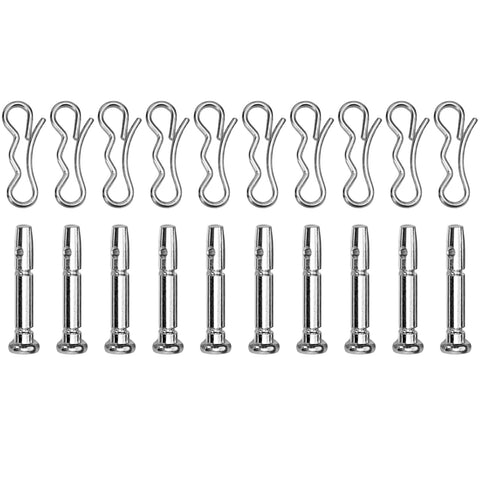 Drhomeam 20-pack snowblower shear pins and cotter pins, front package view for quick field fixes.