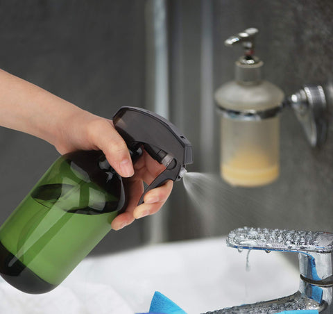 Driew plant mister bottle neck and threaded cap for secure closure