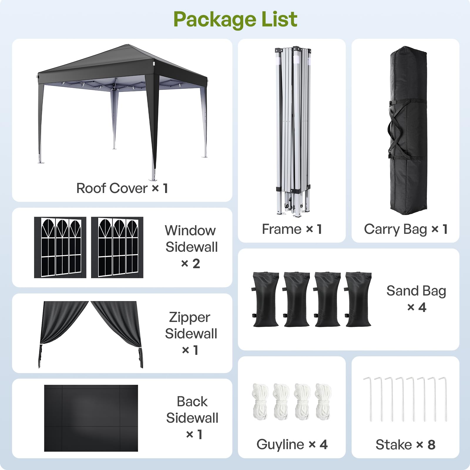 Driftalia carry bag with folded canopy for easy transport