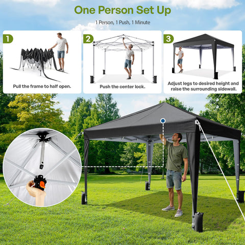 Driftalia canopy with sidewalls attached for airflow and privacy