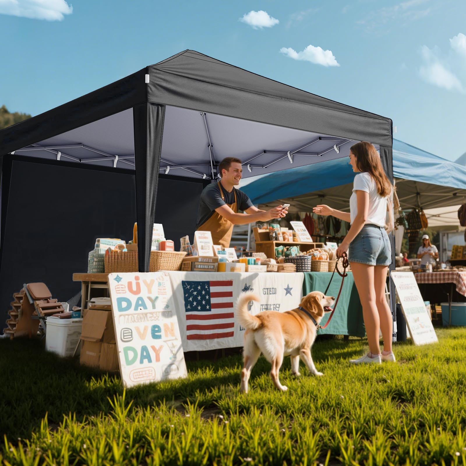Driftalia UV-resistant fabric protects guests from sun exposure