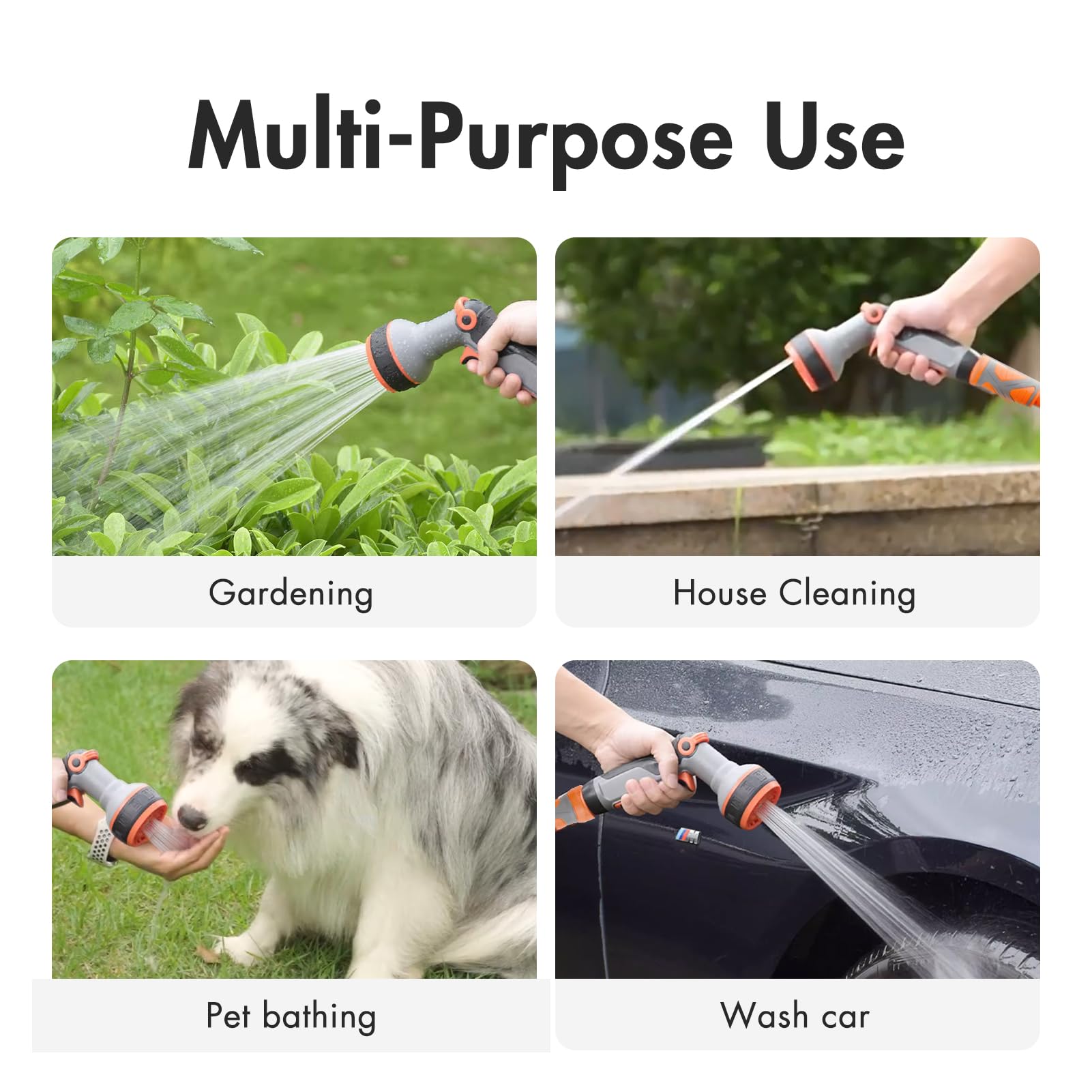 DRINCOSH Garden Hose all-weather design handles extreme temps reliably.