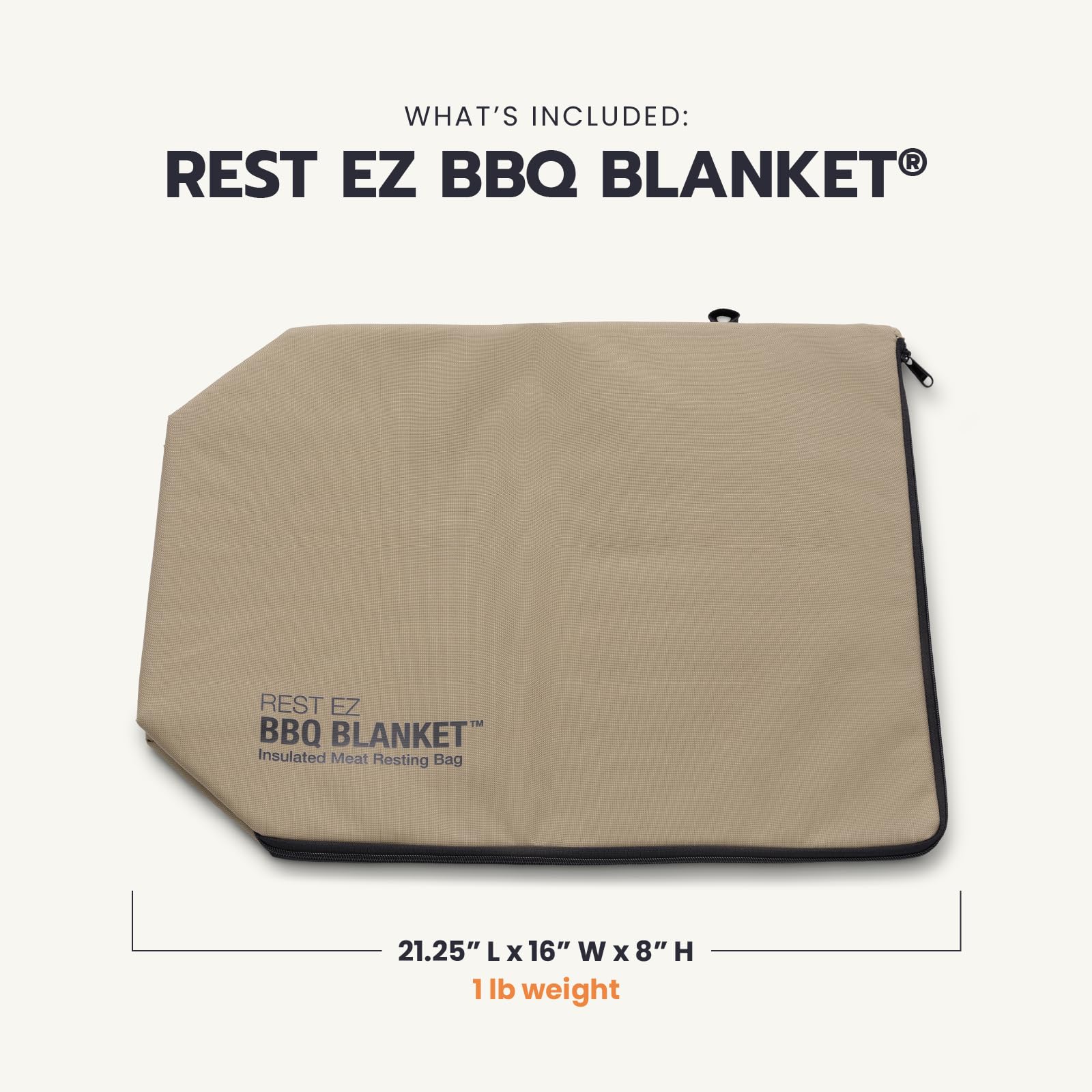 Drip EZ Rest EZ BBQ Blanket folds compactly for storage.
