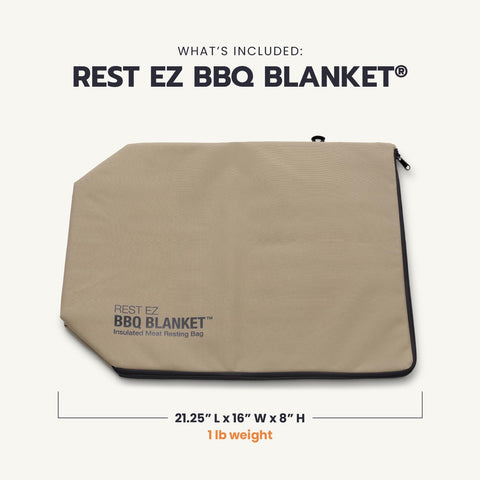 Drip EZ Rest EZ BBQ Blanket folds compactly for storage.