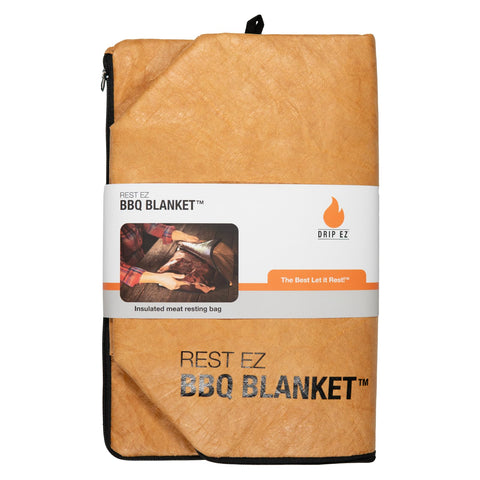 Drip EZ Rest EZ BBQ Blanket wide mouth eases inserting large cuts for speedy prep