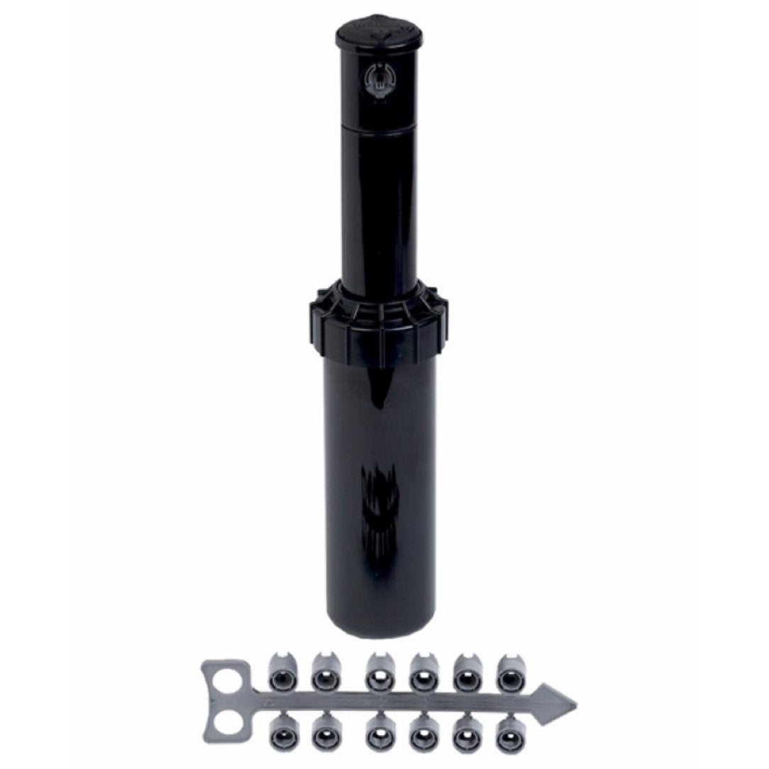 Drip Depot Toro T5 RapidSet rotor with 5-inch pop-up riser for adjustable irrigation coverage.