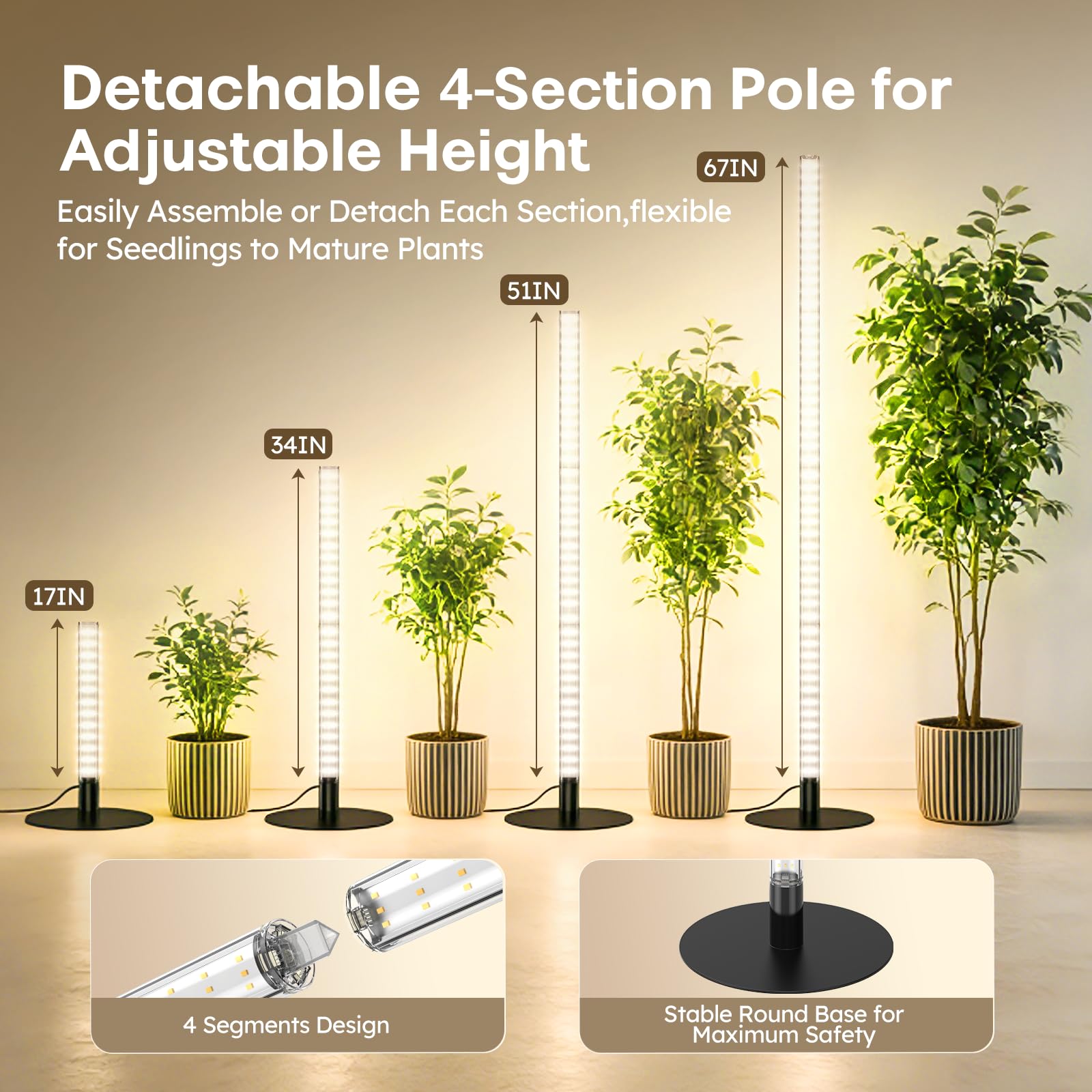 Dripiagarden timer modes automate daily lighting for busy plant owners.