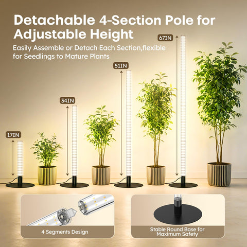 Dripiagarden timer modes automate daily lighting for busy plant owners.