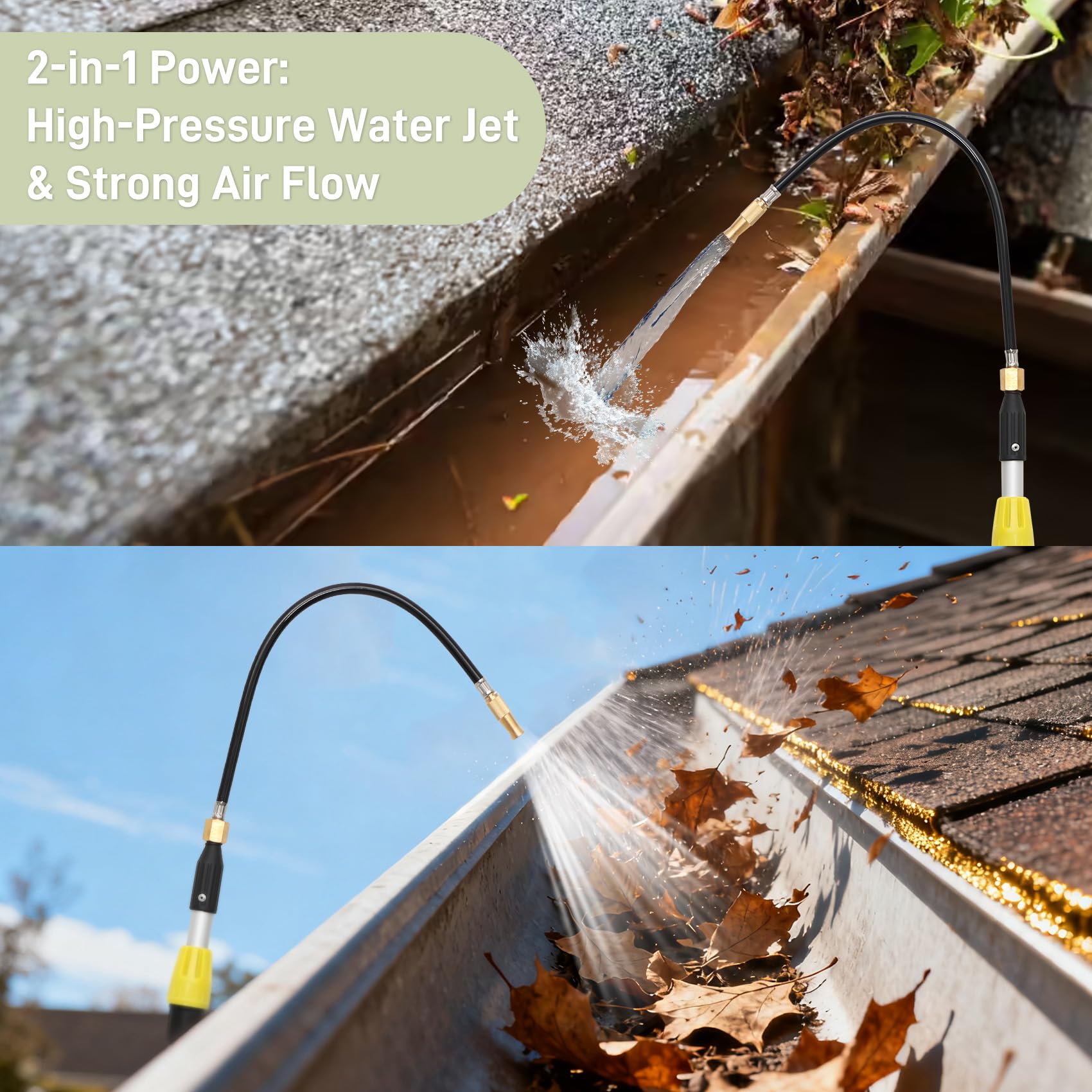 Drizzlen lightweight aluminum construction reduces user fatigue