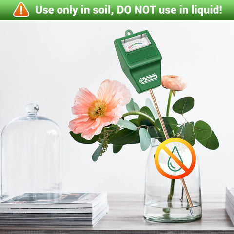 Dr.meter compact, portable meter for indoor and outdoor use.