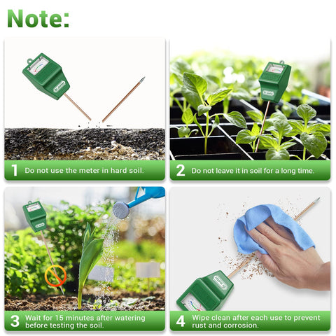 Dr.meter ideal for garden and lawn watering decisions.