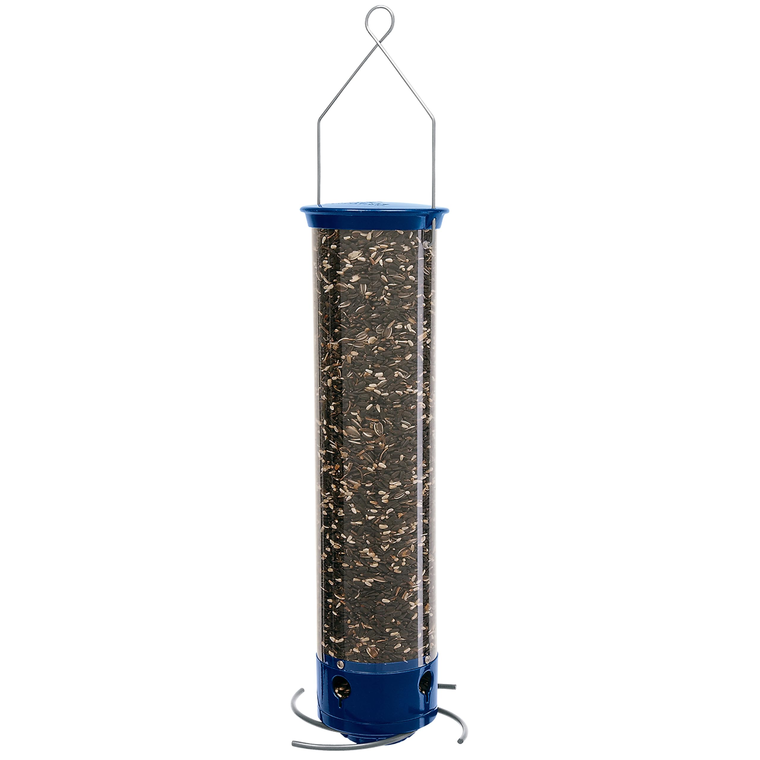 Droll Yankees Whipper front view showing sturdy outdoor feeder for backyard birding