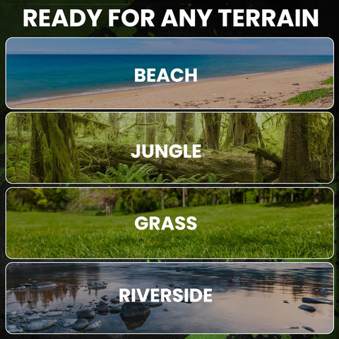 DR.ÖTEK gear ready for beach and river treasure hunting.