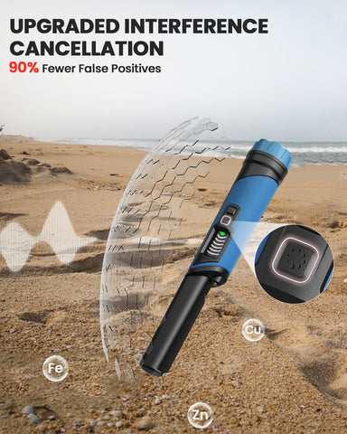 DR.ÖTEK pinpointer has a compact, lightweight and comfortable grip.