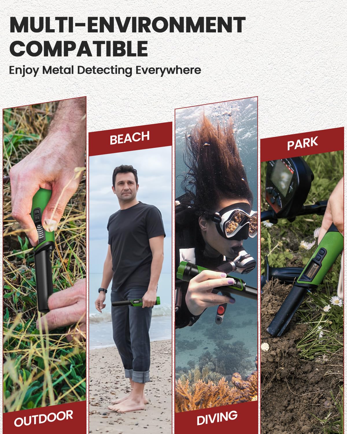 DR.ÖTEK Pinpointer suitable for adults and kids, a simple handheld treasure tool.