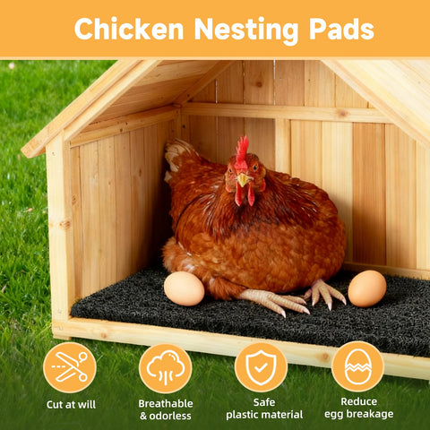 DRQ cut-to-fit nest pads fit nesting boxes neatly