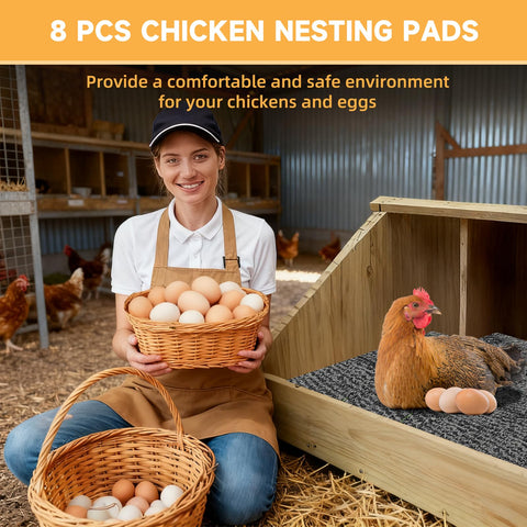 DRQ durable plastic nest mats are reusable and long-lasting