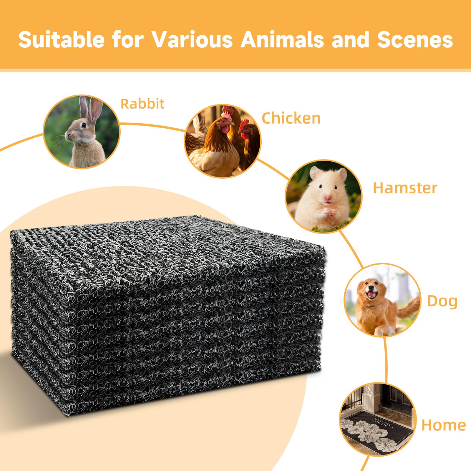 DRQ multi-functional mats for coops, steps, and small pets