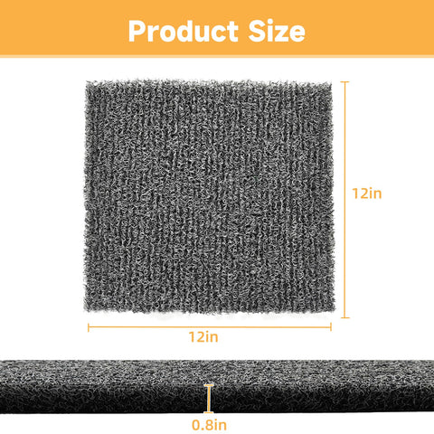 DRQ washable plastic mat is easy to rinse and reuse
