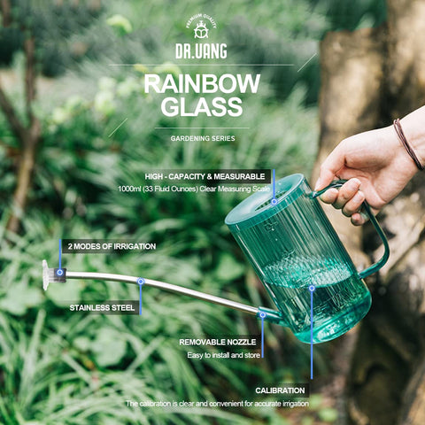 DR.UANG 1L capacity with clear scale for accurate watering