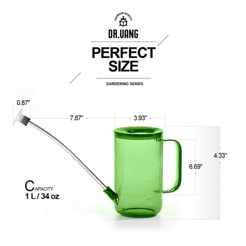 DR.UANG detachable stainless spout for easy cleaning and versatility
