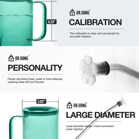 DR.UANG ergonomic handle enables comfortable pouring at any height