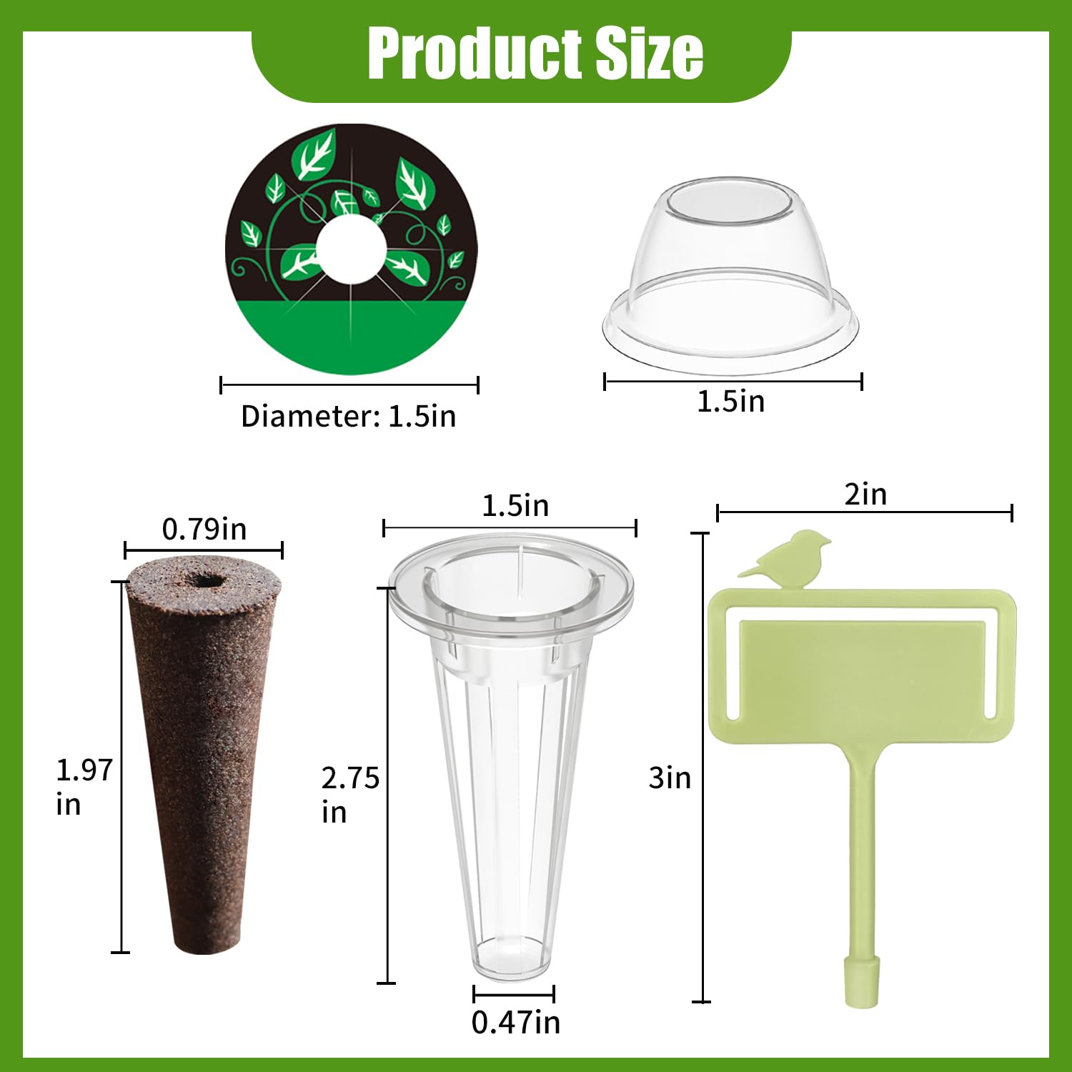 DRYADES 12 grow baskets in a compact kit for stable seedling support