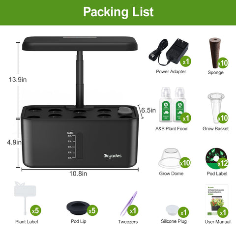 DRYADES Dryades gift-ready packaging appeals to gardeners and families.