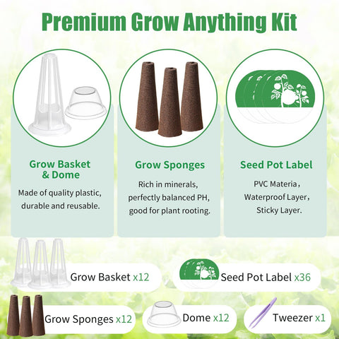 DRYADES Grow Baskets and Domes are reusable and durable for longer indoor gardening.