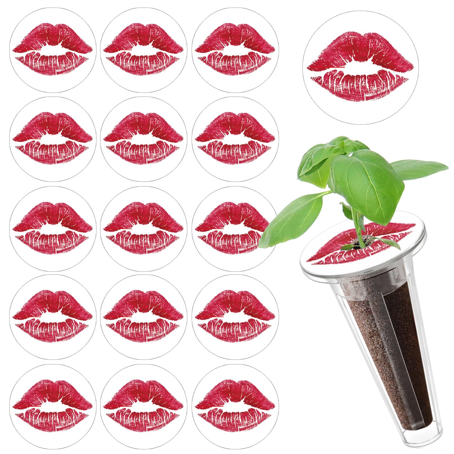 DRYADES hydroponic seed pod label stickers clearly mark plants and track growth