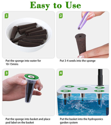 DRYADES pot labels organize varieties, simplifying indoor hydroponic planning.