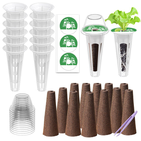 DRYADES Seed Pod Kit for Aero Garden compatibility enables easy germination and transplanting.
