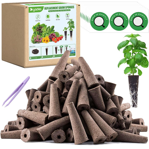 DRYADES seed pod kit for AeroGarden showing ready-to-use pods for quick setup.
