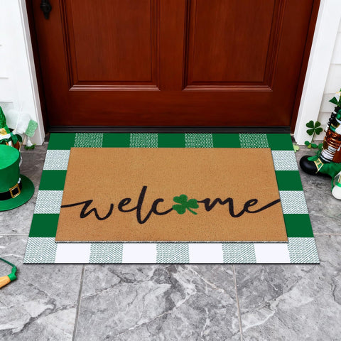 Drydiet double-layer entryway rug adds farmhouse charm and practical protection