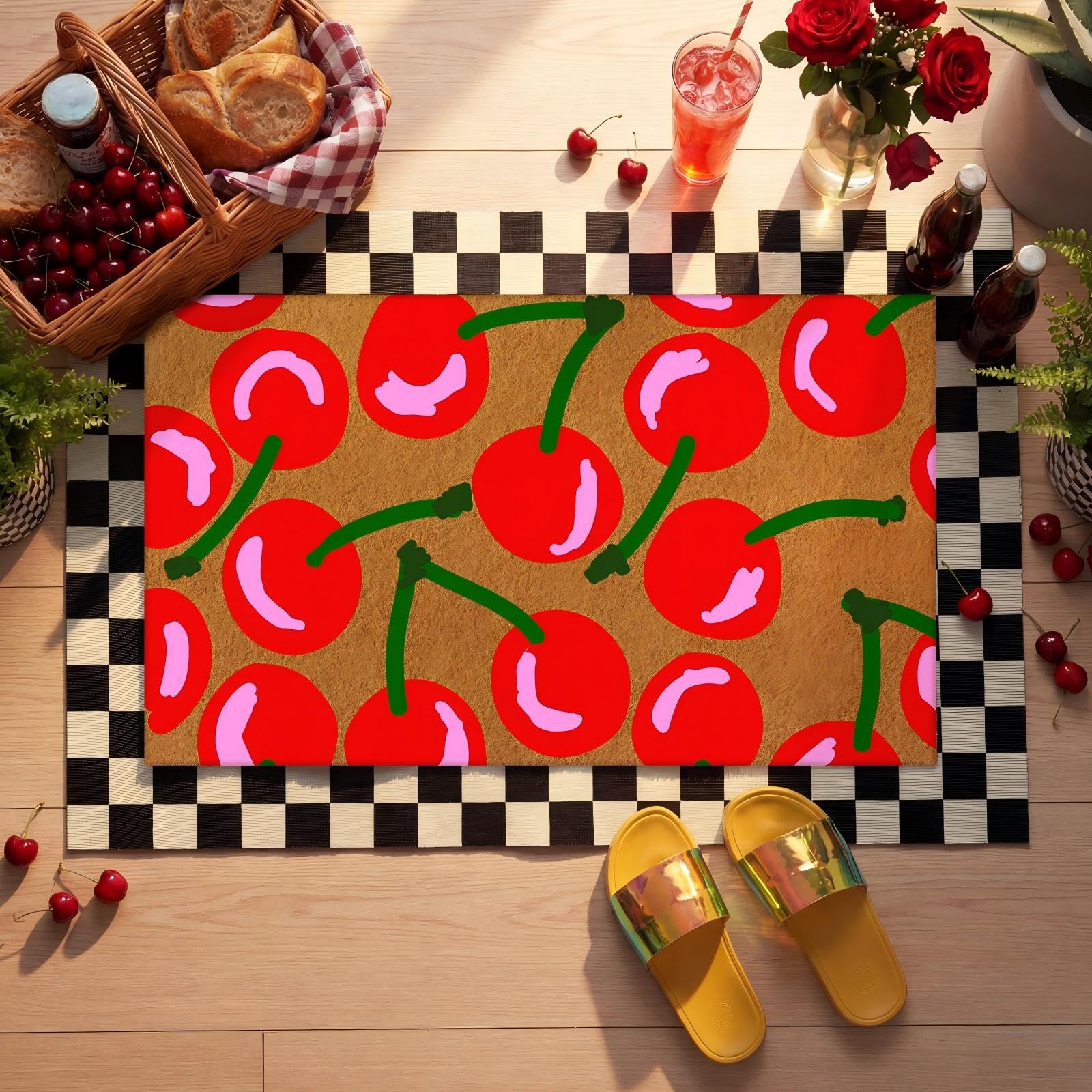 Drydiet outdoor mat ideal for summer decor and welcoming spaces