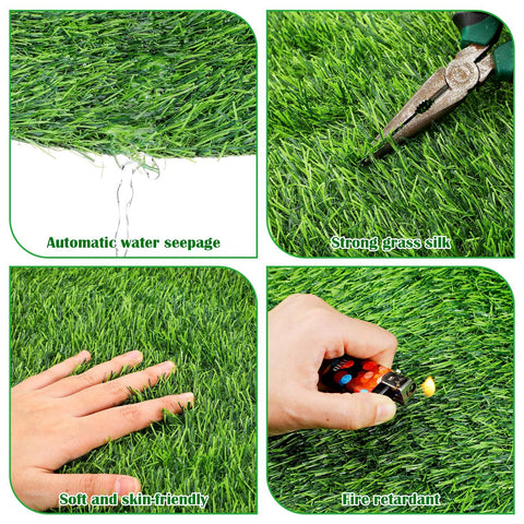 Drydiet durable turf rug with drainage holes for easy cleaning and quick drying