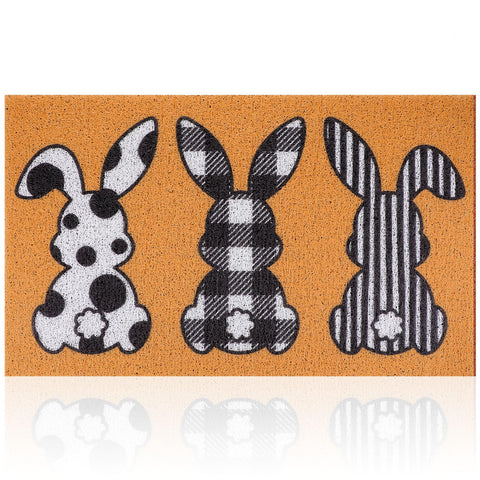 Drydiet Easter bunny doormat with a charming bunny design for entryways