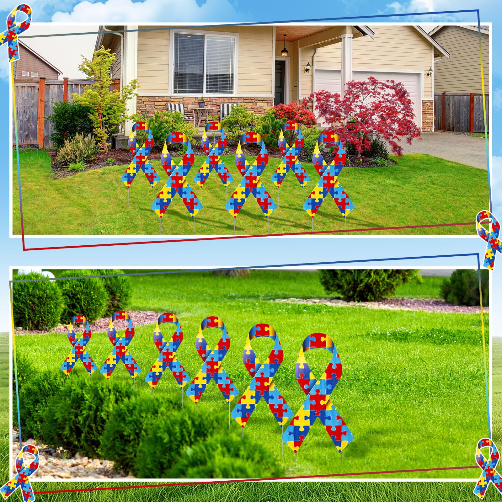 Drydiet easy-assembly yard sign installs quickly with two stakes.
