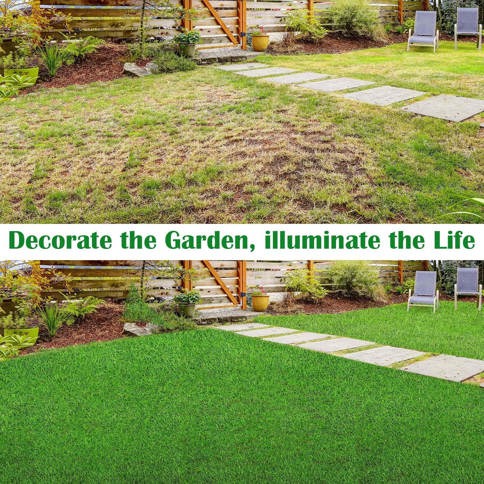 Drydiet easy-clean artificial turf no mowing or watering required