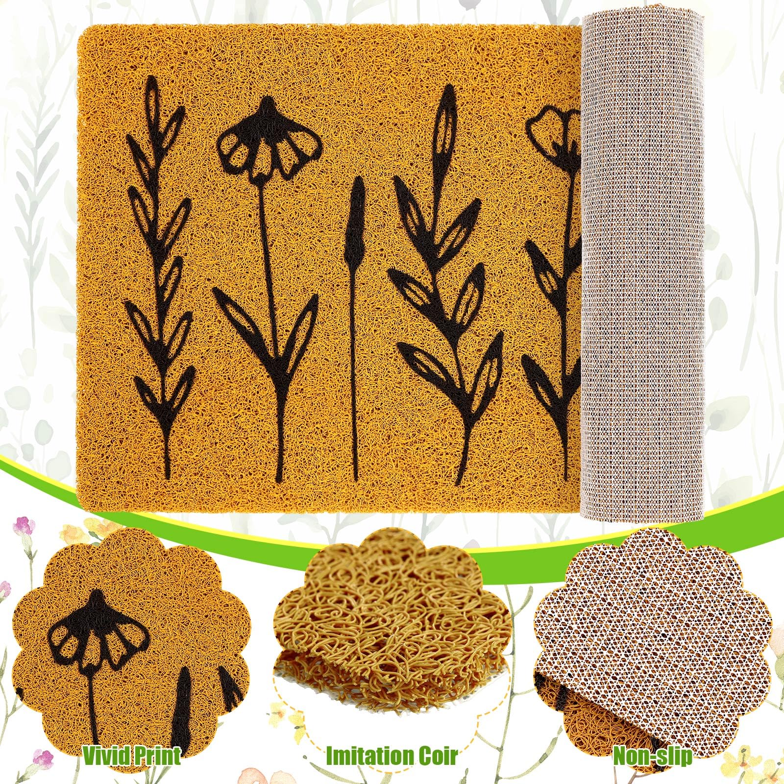 Drydiet 18x30 inch mat fits entrances and reduces dirt tracking.