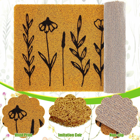 Drydiet 18x30 inch mat fits entrances and reduces dirt tracking.