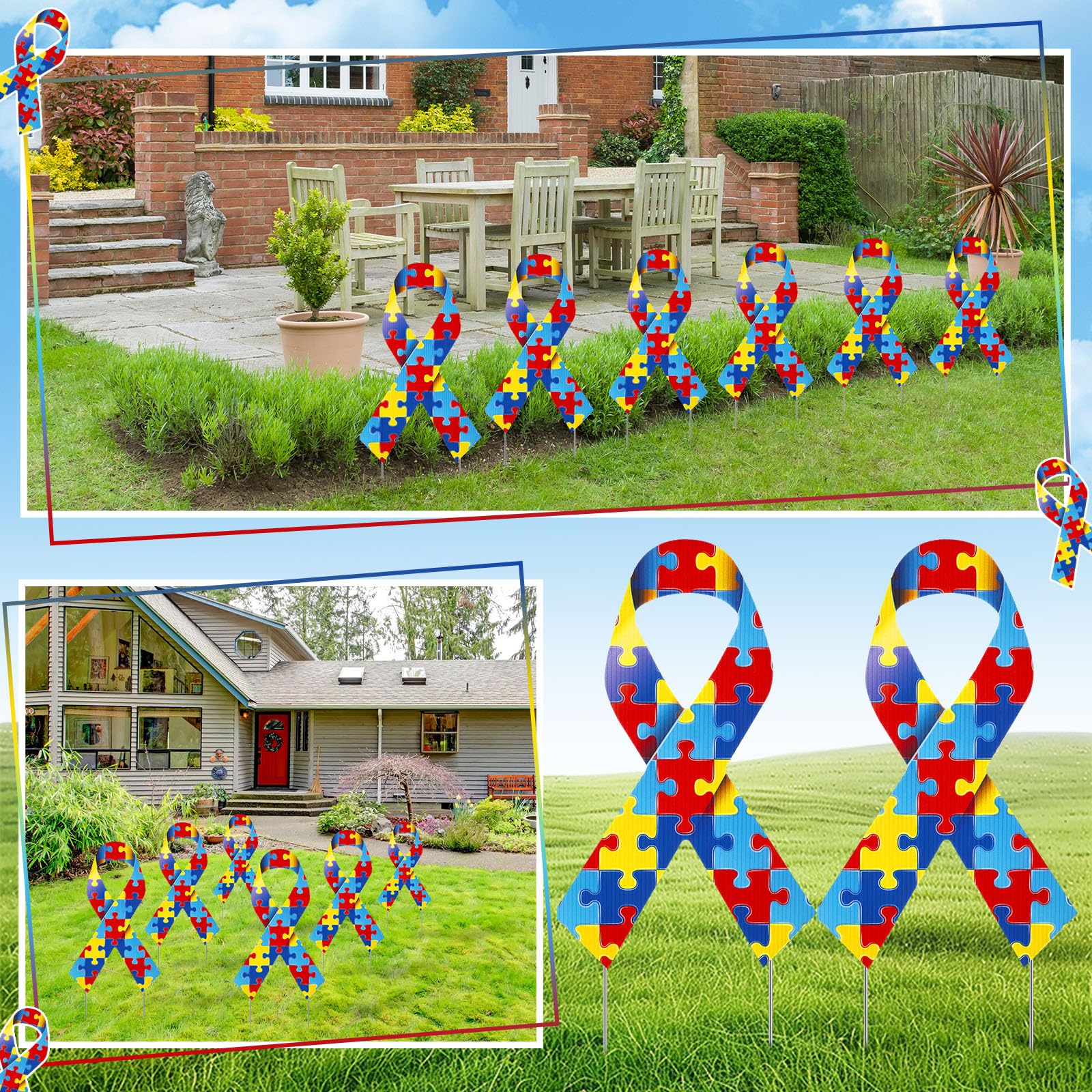 Drydiet yard signs suitable for both outdoor and indoor use.