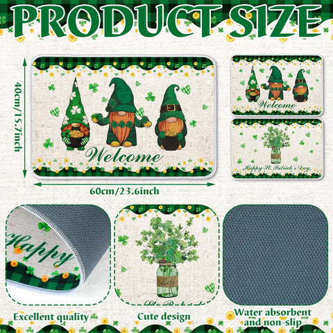 Drydiet mat with money-pot motif adds festive charm while reducing moisture.