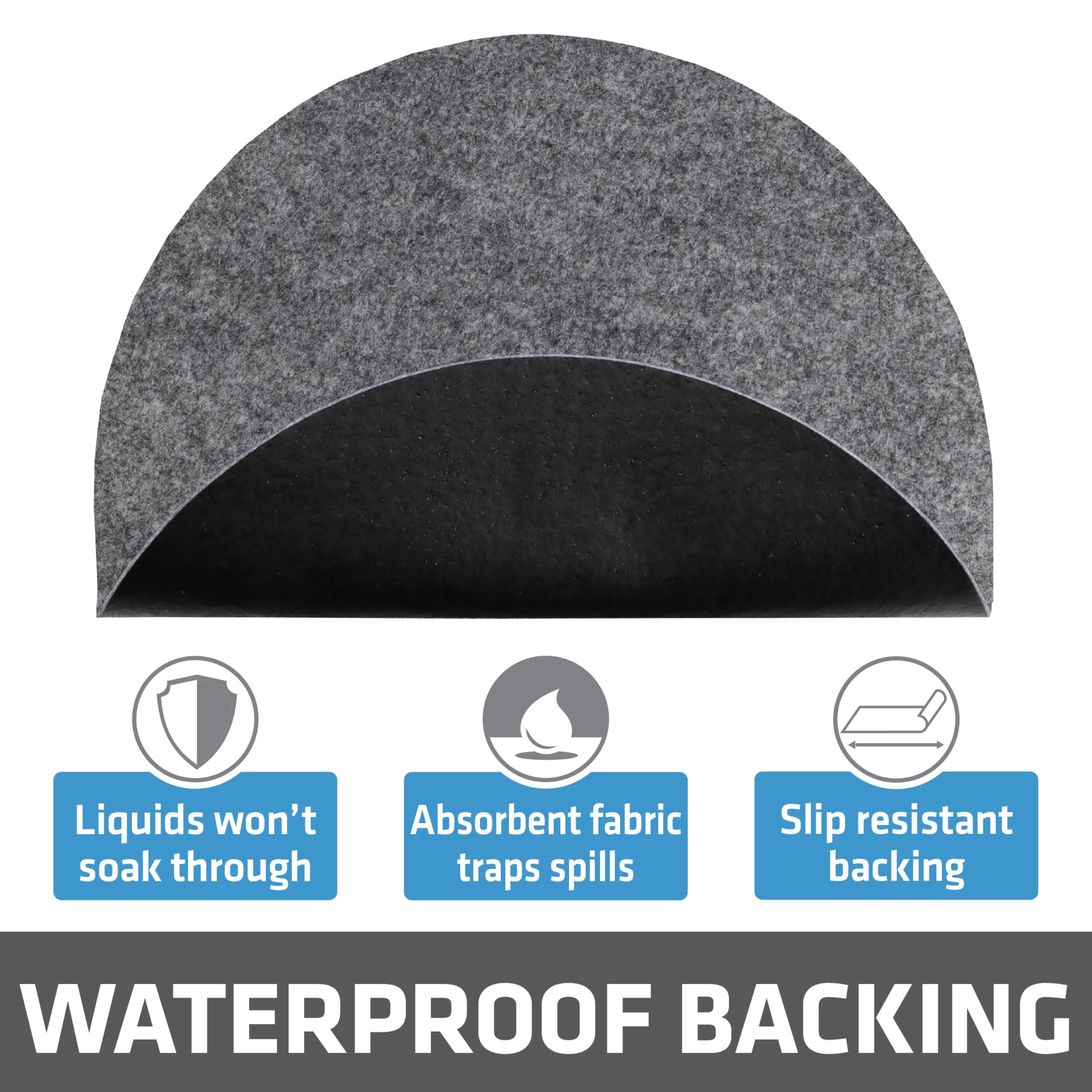 Drymate plant coaster 10-inch shields surfaces under big planters.