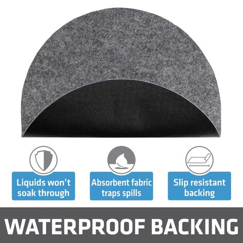 Drymate plant coaster 10-inch shields surfaces under big planters.
