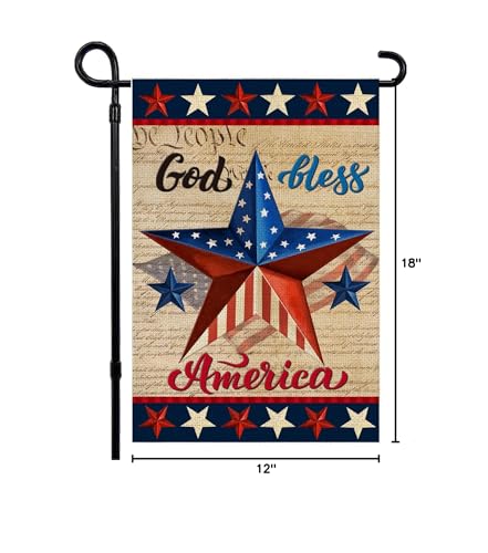 Dsben patriotic yard flag ready to brighten any lawn or garden