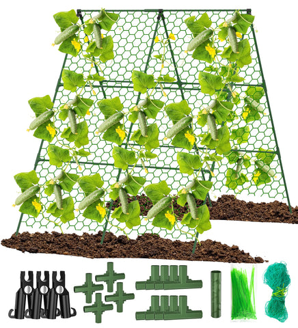 DSTANA cucumber trellis 35x50-a-frame outdoor support for climbing plants, sturdy and easy to assemble.